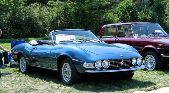 We saw this stylin’ blue Fiat Dino at Lime Rock