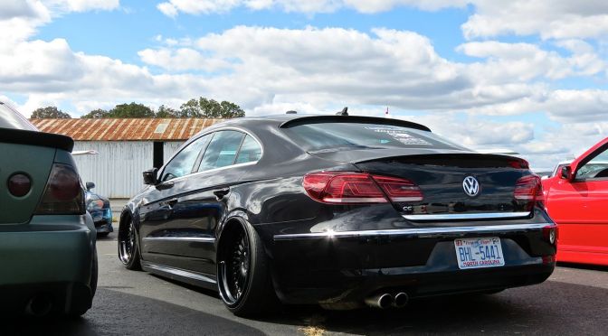 Blacked-out VW CC at First Class Fitment