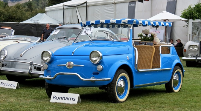 This Fiat Jolly is the bluest of blues!
