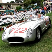 That time I saw Sir Stirling Moss driving the 300 SLR 722 at Pebble Beach