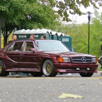 1987 Mercedes 560 SEL Koenig Specials, the "Raddest in Show" at Radwood Philly